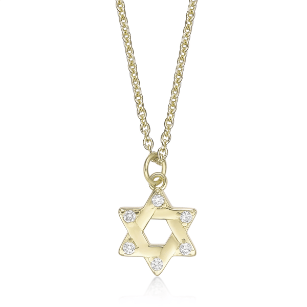 Brilliant Grown Lab-Grown Diamond Star of David Pendant Necklace