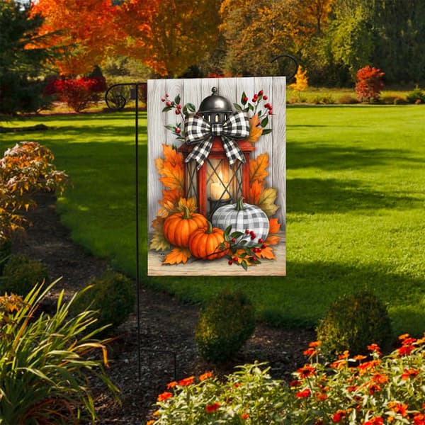 Briarwood Lane Harvest Lantern Glow Garden Flag