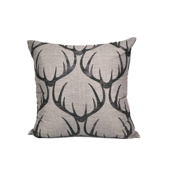 Your Lifestyle Timber Antler Decorative Pillow - 18x18 - image 
