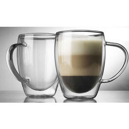 Starfrit 12oz. Double-Wall Glass Coffee Cup