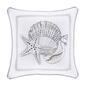 Royal Court Water Front Square Decorative Pillow - 16x16 - image 1