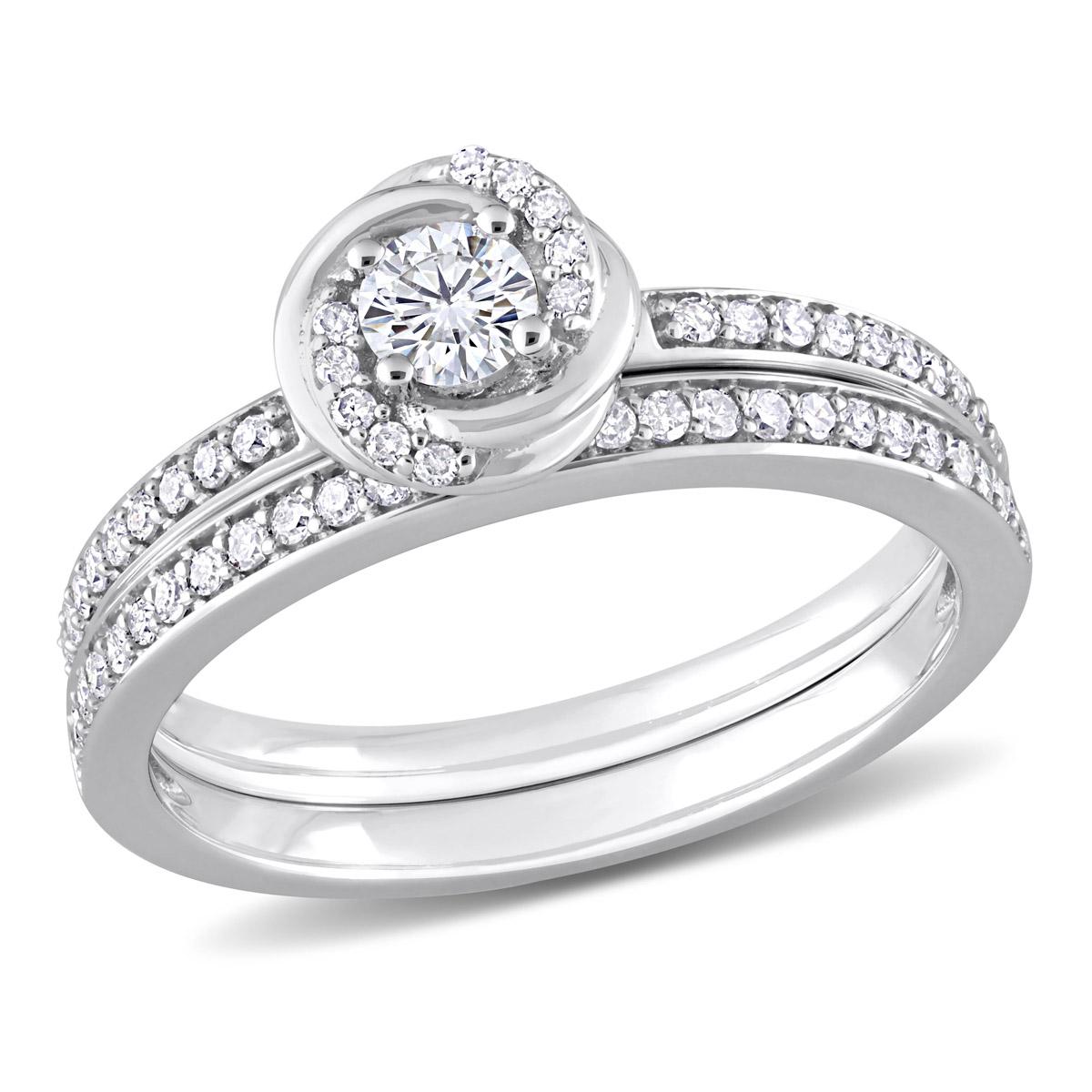 Diamond Classics™ 14kt. Gold 1/2ct. Diamond Swirl Bridal...