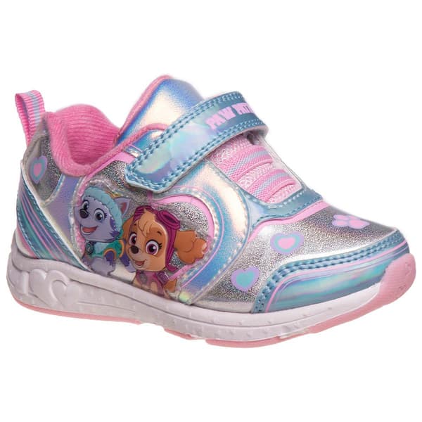 Little Girls Nickelodeon Shimmer Paw Patrol Fashion Sneakers - image 