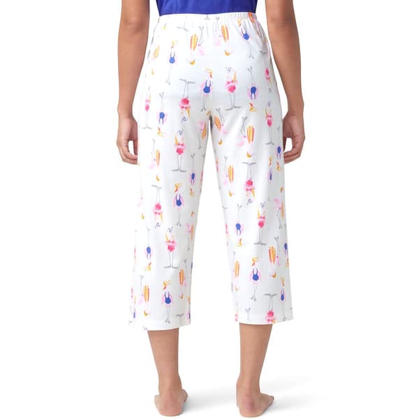 Womens HUE&#174; Beach Flamingos Capri Pajama Pants