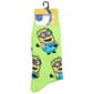 Mens Centric Brands Minions Kevin Crew Socks - image 1
