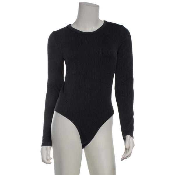 Juniors Derek Heart Alkaline Ribbed Bodysuit - image 
