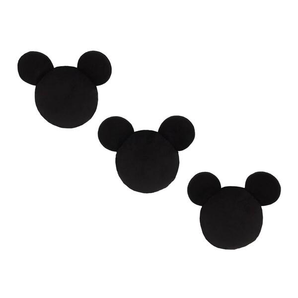 Disney Mickey Mouse Plush Wall Decor - Set of 3 - image 
