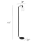 Simple Design Antique Style Industrial Iron Lantern Floor Lamp - image 4