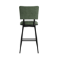 HH2 Home Beau Adjustable Height Swivel Stool with Tufted Back - image 5