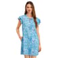 Womens Stella Parker Flutter Sleeve Print UPF Dress - image 1