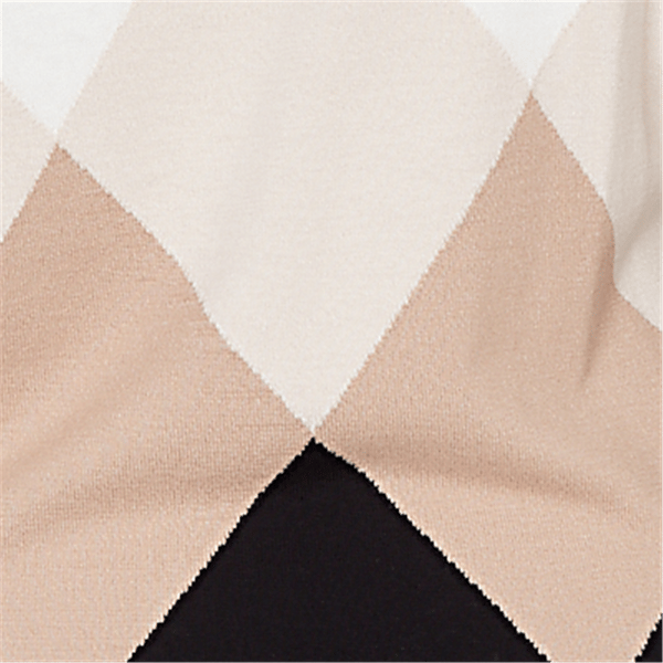 Plus Size Alfred Dunner Seville Stud Embellished Argyle Sweater