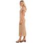 Womens Absolutely Famous Flutter Sleeve Pointelle Maxi Dress - image 4