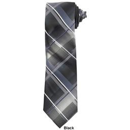 Mens Van Heusen® Extra Large Plaid with White Stripe Tie