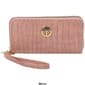 Womens Sasha Matte Croco Zip Around Wallet - image 5