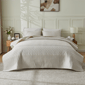 Patina Vie Maison Vintage Floral Benton Diamond Rose Quilt Set - image 1