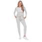 Womens White Mark 2pc. Lounge Solid Pants Set - image 5