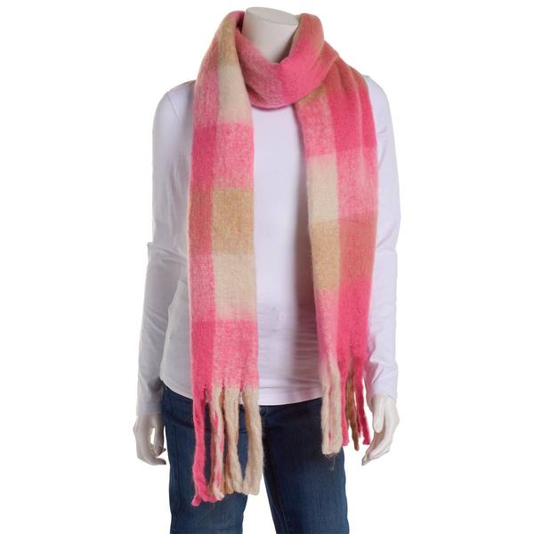 Womens Renshun Blanket Scarf with Noodle Fringes - image 