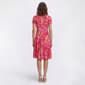 Plus Size Sami & Jo Keyhole Neck Paisley A-Line Dress - image 2