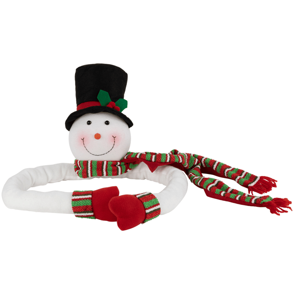 Northlight 45in. Plush Snowman Hugging Christmas Tree Topper