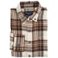 Young Mens Architect® Jean Co. Flannel Button Down - Cream/Brown - image 2
