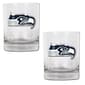 NFL Seattle Seahawks 2pc. 14oz. Rocks Glass Set - image 1