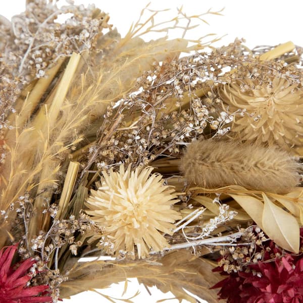 Northlight Seasonal Pampas Grass & Dried Floral Spring Wreath