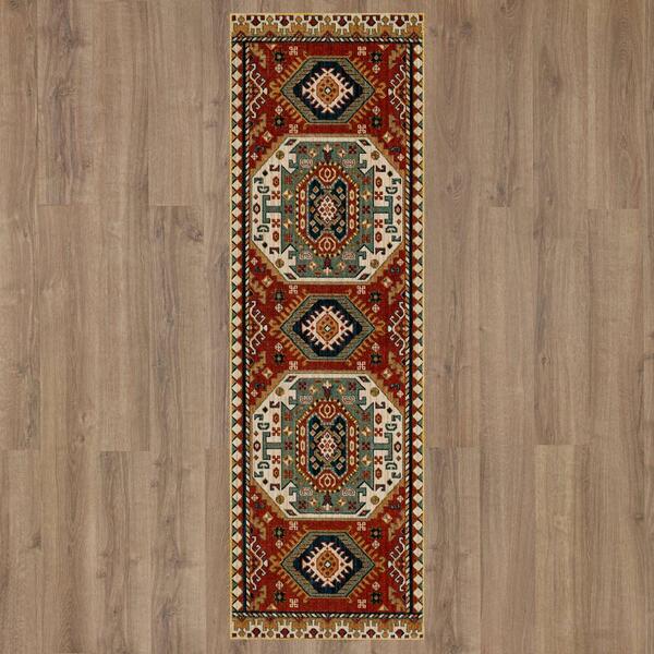Mohawk Home Oakpoint Red Runner - image 