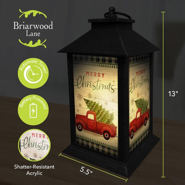 Briarwood Lane Merry Christmas Pickup Truck Lantern