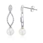 Gemstone Classics&#40;tm&#41; Dangle Pearl Stud Earrings - image 1