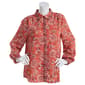 Womens Nanette Lepore Long Sleeve Floral Casual Button Down - image 1