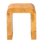 bali & pari Revelle Natural Light Mappa Real Burl Wood End Table - image 2