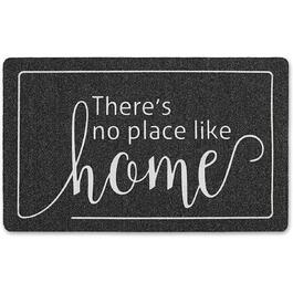 J&V Textiles There''s No Place Like Home Outdoor Rubber Doormat
