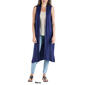 Womens 24/7 Comfort Apparel Long Cardigan Vest with Side Slit - image 5