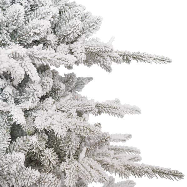 Puleo International 7.5ft. Pre-Lit Slim Christmas Tree