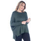 Plus Size 24/7 Comfort Apparel Oversized Long Sleeve Dolman Top - image 3