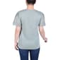 Womens NY Collection Short Eyelet Sleeve Solid Blouse - image 2