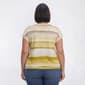 Plus Size Tru Self Overlap Shirttail Button Hem Blouse - image 2