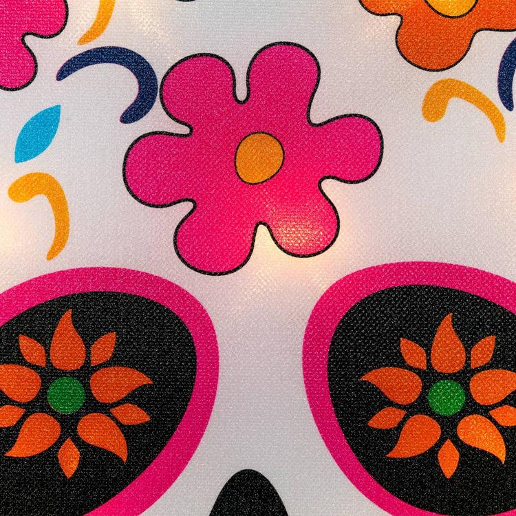 Northlight Seasonal 15in. Lighted Day of the Dead Silhouette