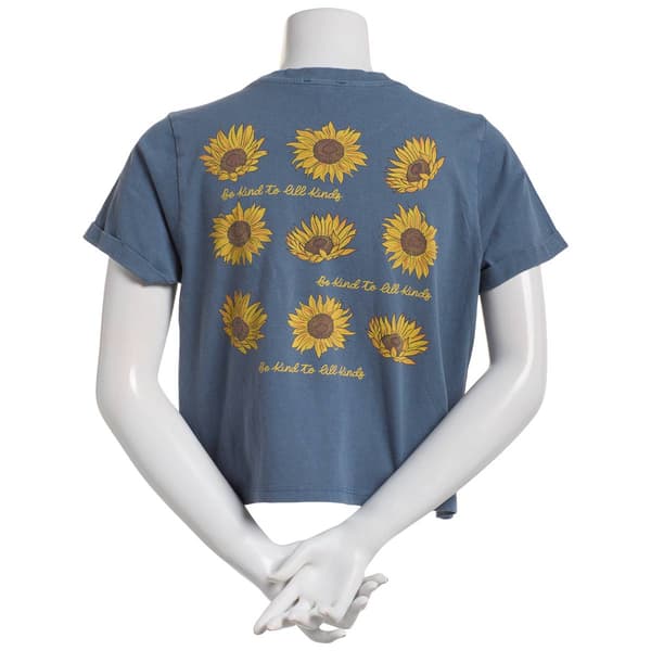 Juniors Attitude Not Included Sunflower Graphic Tee