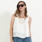Womens MNK Sleeveless Square Neck Woven Blouse - image 2