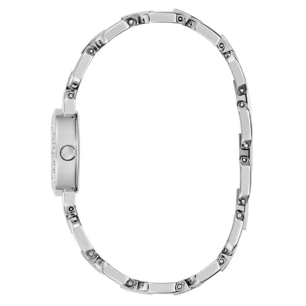 Womens Guess Silver-Tone Light Blue Dial Analog Watch - GW1019L1