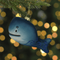 Northlight Glittered Whale Glass Christmas Ornament - image 2
