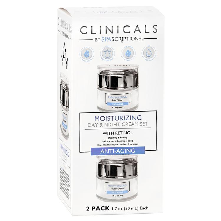 Clinicals by Spascriptions Moisturizing Day & Night Cream Set