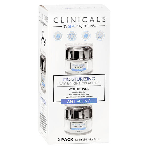 Clinicals by Spascriptions Moisturizing Day & Night Cream Set - image 