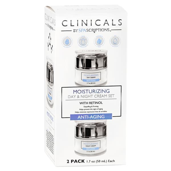 Clinicals by Spascriptions Moisturizing Day & Night Cream Set - image 