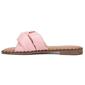 Womens Olivia Miller Selysette Criss Cross Slide Sandals - image 3