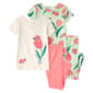 Toddler Girl Carter''s 4Pc Tulips Cotton Pj Set - image 1