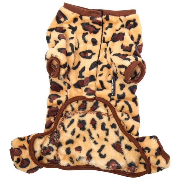 Cheetah Fleece Pet Pajamas