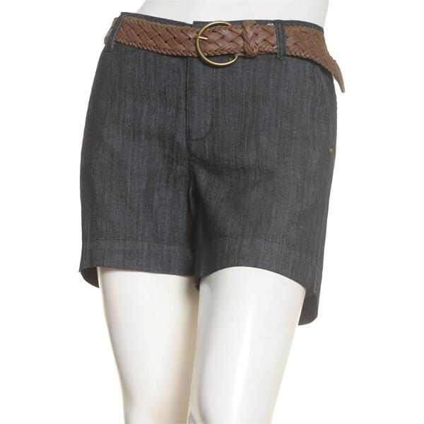 Womens One 5 One Web Braided Belted 5in. Shorts - image 
