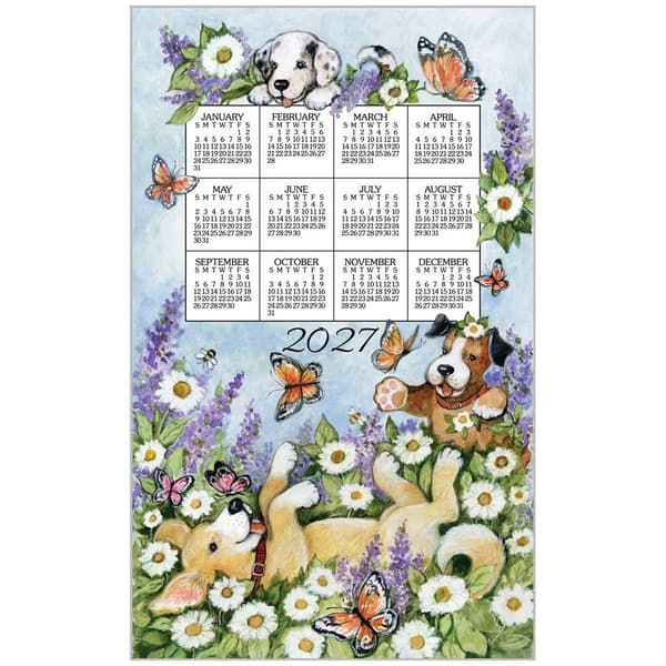 Kay Dee Cal 2027 Playful Puppies - image 